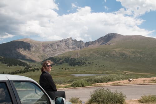 Mount Bierstadt from TH parking lot