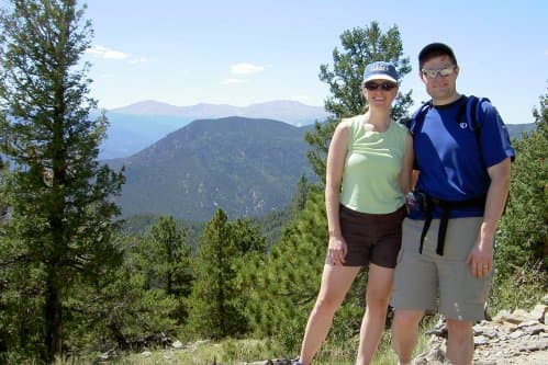 Bergan Peak Summit in Evergreen Colorado