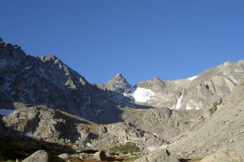 Navajo Peak seen from Long Lake Trail