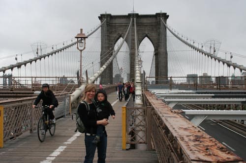 On the Brooklyn Bridge